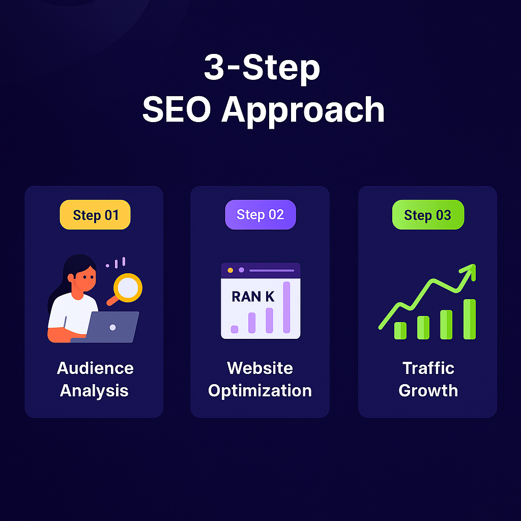 3-Step SEO Approach to Drive Leads and Long-Term Success through seo